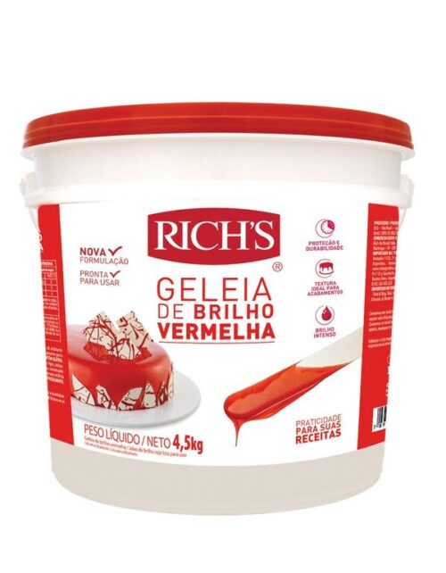 GELEIA DE BRILHO VERMELHA RICH-4.3KG