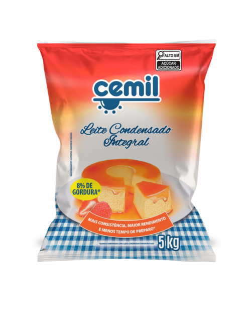 LEITE CONDENSADO INTEGRAL CEMIL  - 5KG